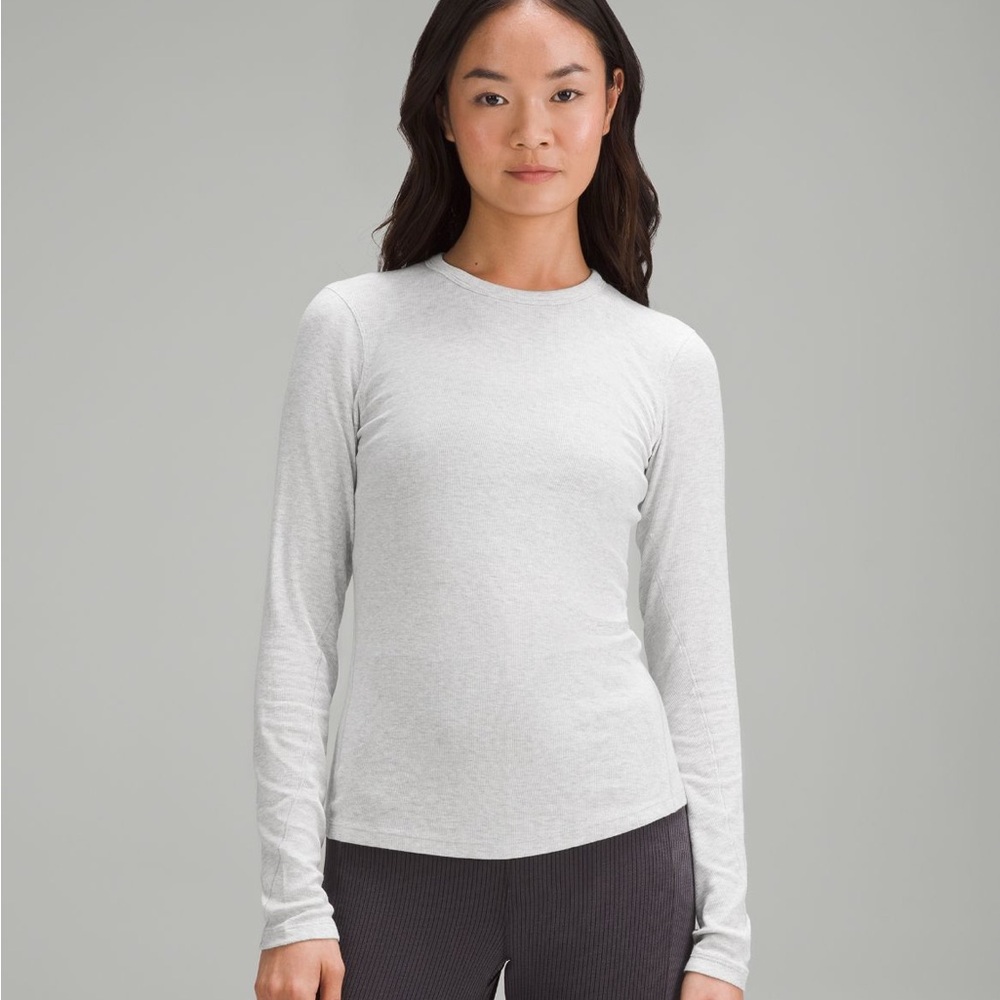 Lululemon Hold Tight Shirt Grey SIZE 8